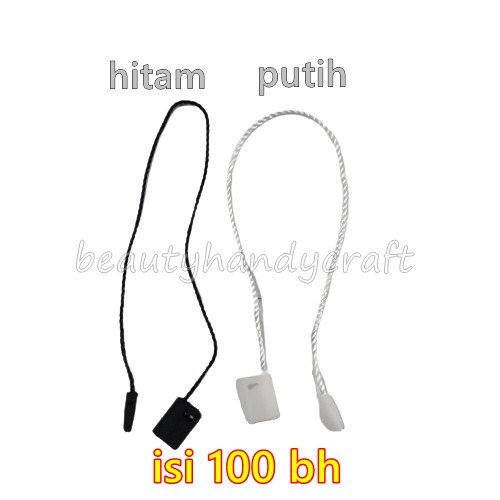 TALI HANGTAG LABEL PUTIH BAJU BENANG MURAH ISI 100