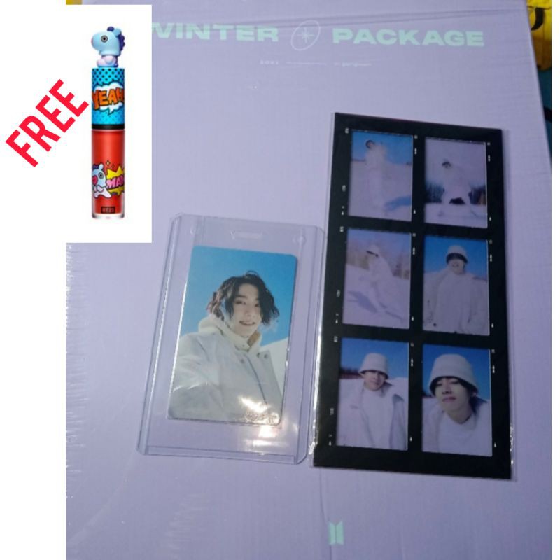 PC JK & 6 CUT V Winter package 2021(free liptint BTS BT21& selve-iner selve) READY
