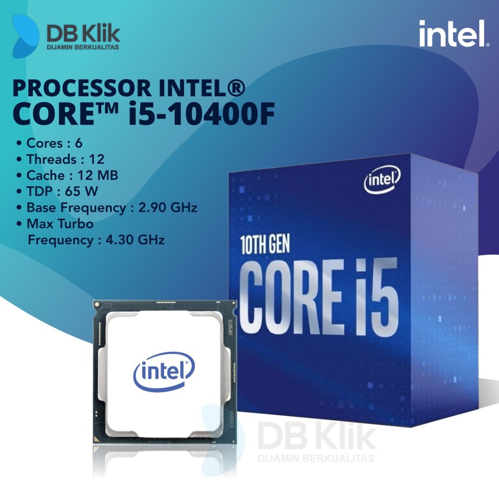 Processor Intel Core I5-10400F Box - Intel Core I5 10400F LGA 1200