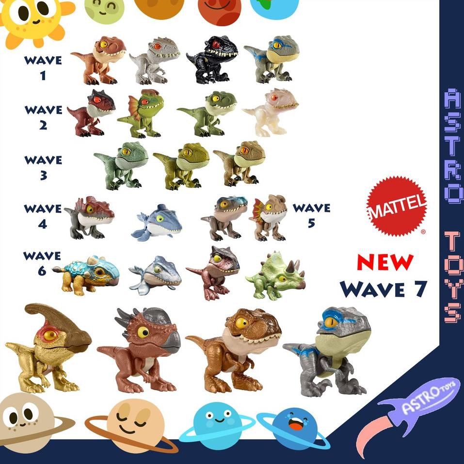 Jurassic Dino Snap Squad Wave 1 2 3 4 5 6 7 (New) Dinosaurus Lucu