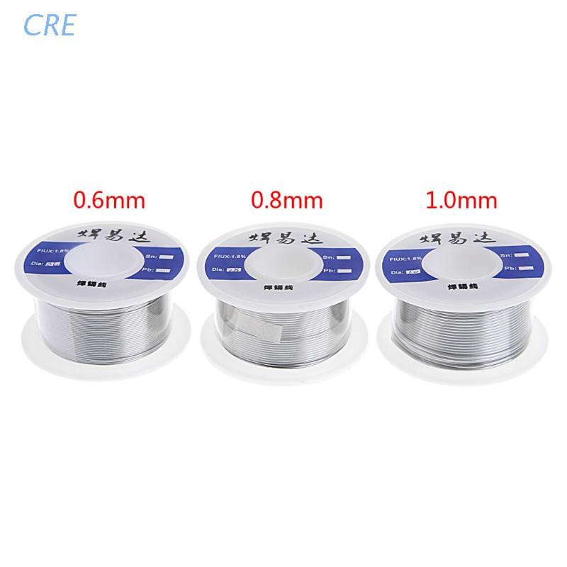 CRE  0.6mm/0.8mm/1.0mm Tin Lead Wire Solder Melt Rosin Flux Roll Core Soldering