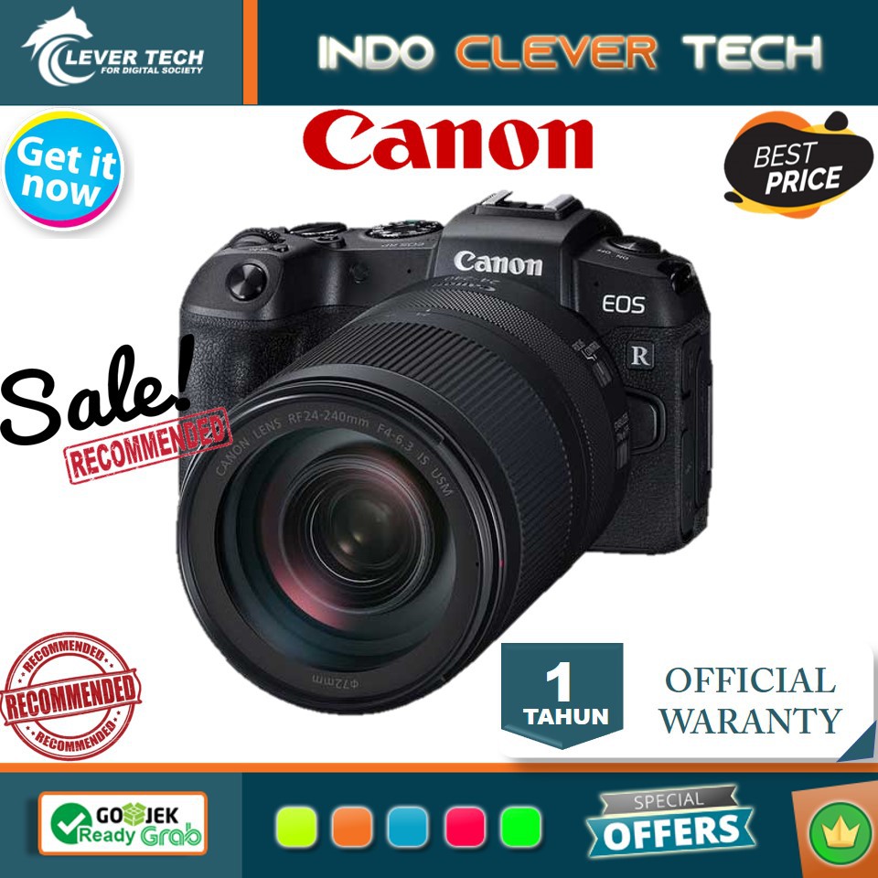 Canon EOS RP Kit RF 24-240mm F/4-6.3 IS USM - Garansi Resmi