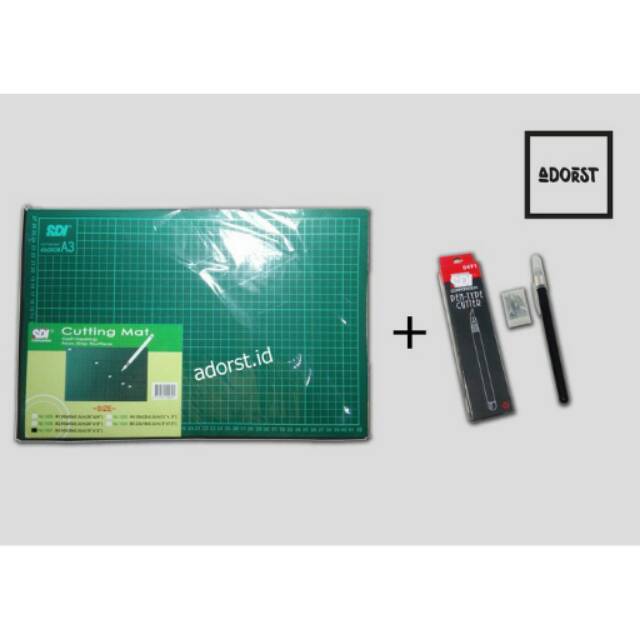 

SDI Cutting Mat A3 dan Cutting Pen / Cutter Pen Type