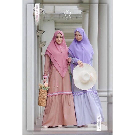 CHAIZA SERIES NARARYA GAMIS SET KHIMAR SIMPLE CANTIK BRANDED GAMIS MEWAH GAMIS PESTA NARARYA PREMIUM