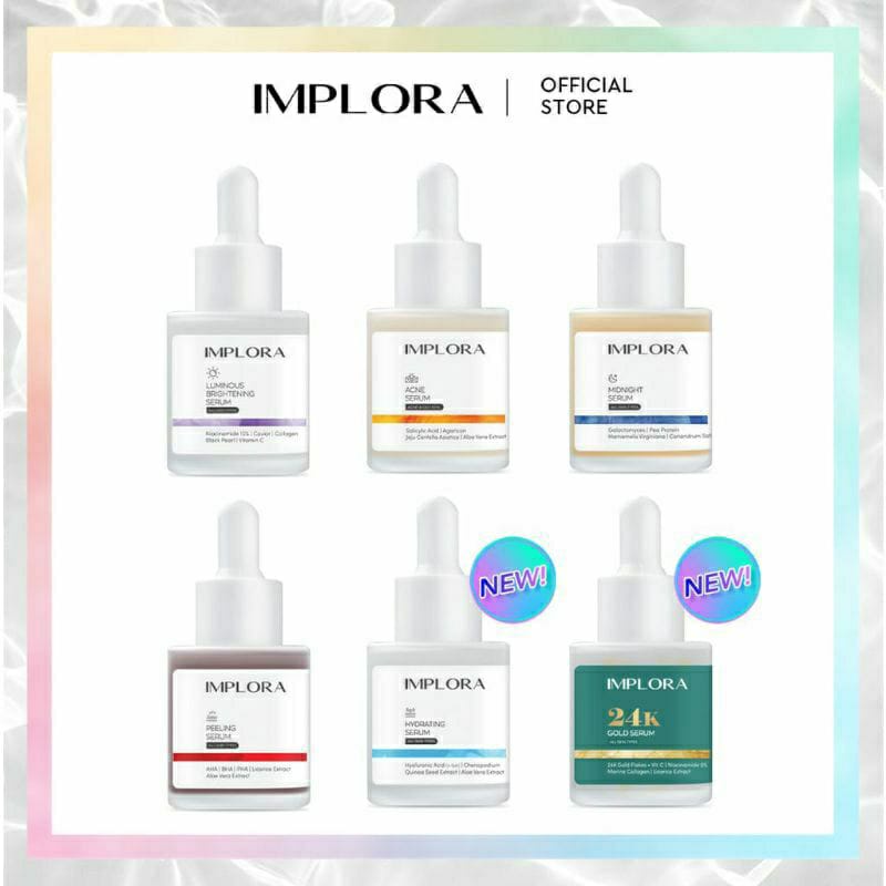 [ READY ]IMPLORA SERUM /IMPLORA FACE SERUM/IMPLORA SERUM WAJAH/ORIGINAL/BPOM