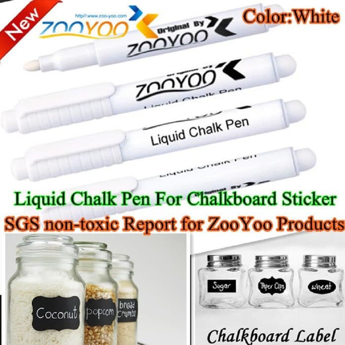 ZOOYOO White Liquid Chalk Pen