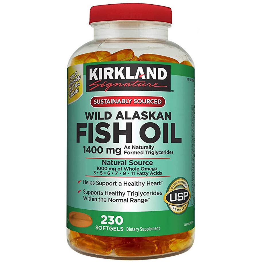 KIRKLAND SIGNATURE FISH OIL 1400mg