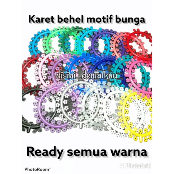 KARET BEHEL MOTIF BUNGA | KARET BUNGA | KARET BEHEL