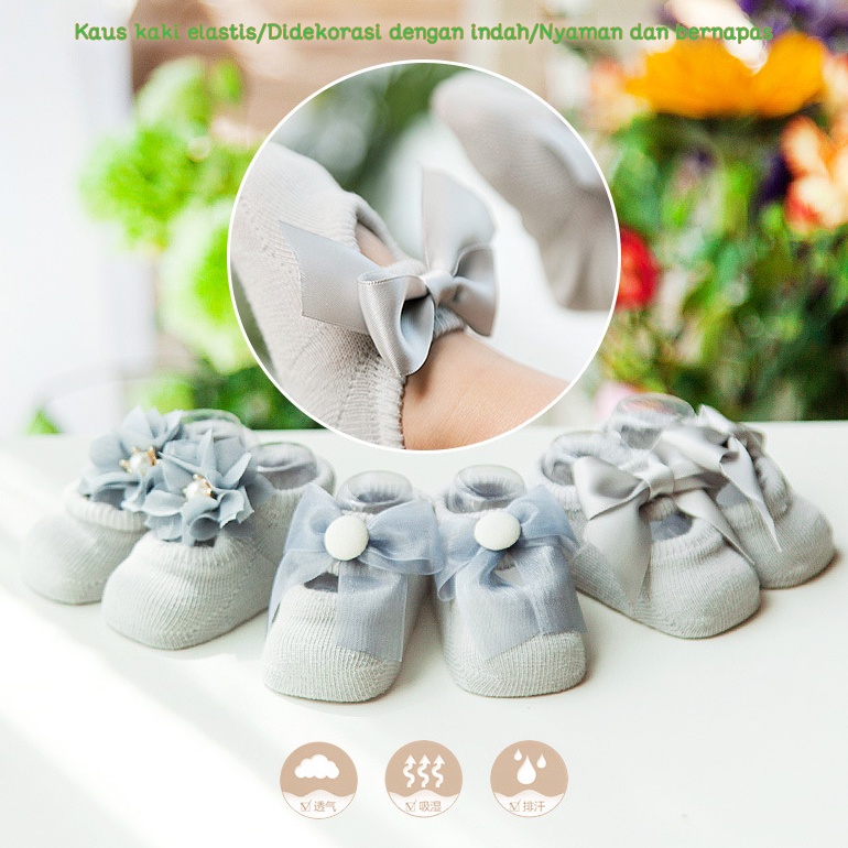 Baby socks/Kaos kaki anak bayi non-slip / kaus kaki anak/kaus kaki bayi perempuan/3PC kaus kaki bayi L239/240