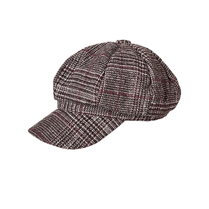 Qijunfeng Topi Fedora Model Brim Lebar Bahan Wol Untuk Pria / Wan JD969 Newsboy Cap Wool Premium Ap