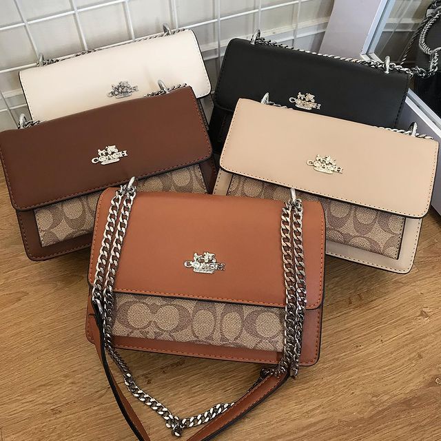 Tas selempang wanita Coach premium semi rantai part 1