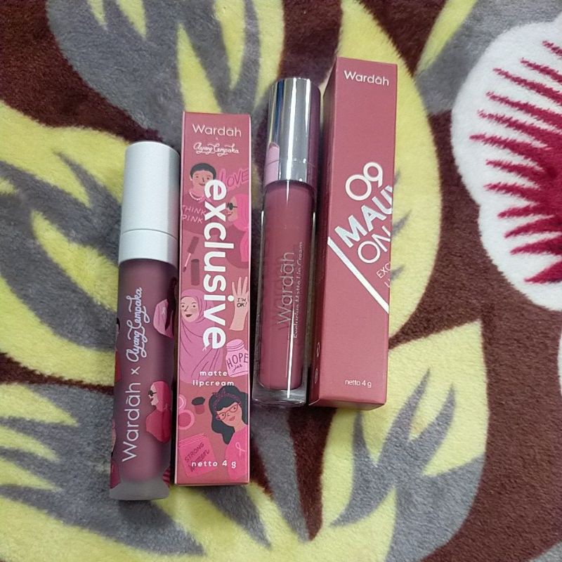 Wardah Exclusive Matte Lip Cream 09 Mauve On!