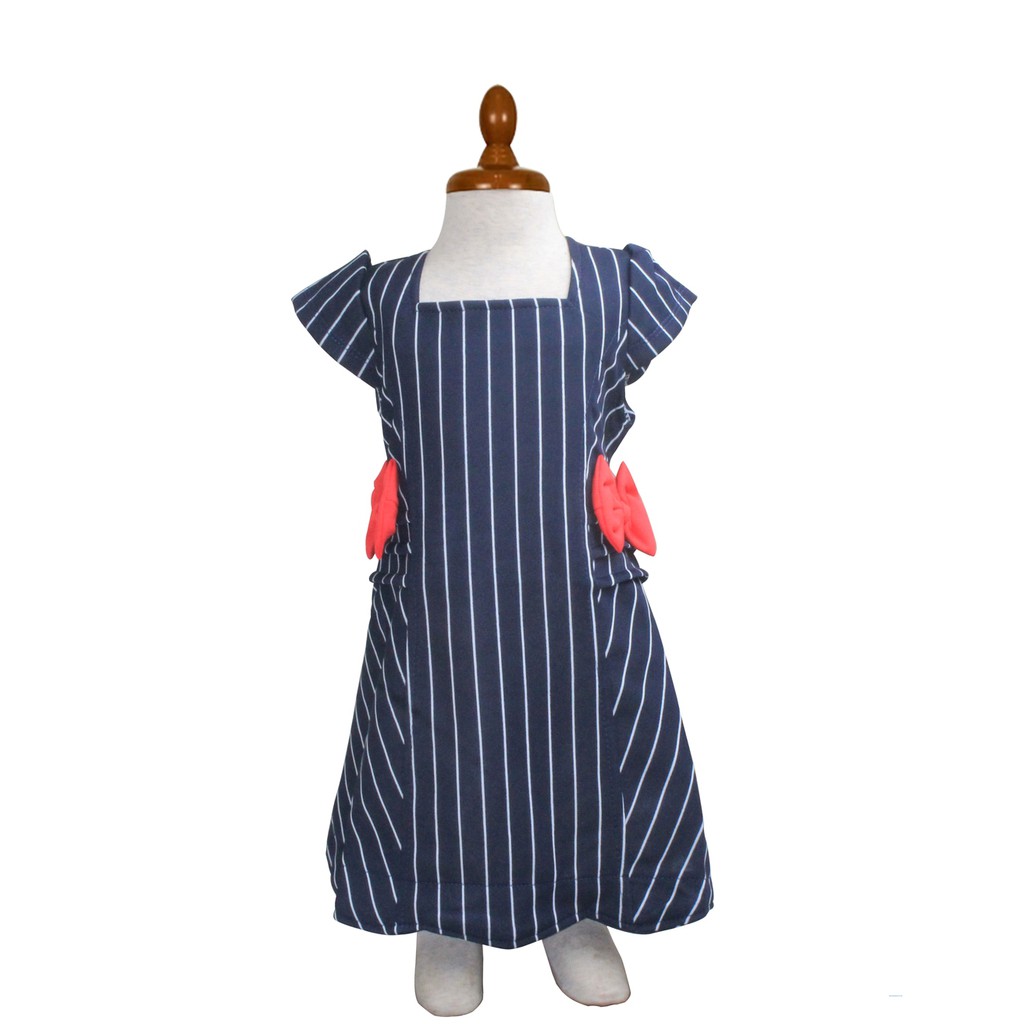 dress kids 1268 pita navy/terusan dress anak/dress scuba anak/baju anak