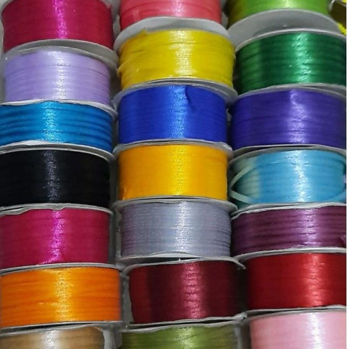 

5 Meter Pita Satin Polos 5 MM Montemanik Craft