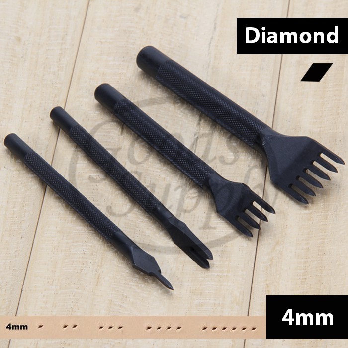Stitching Hole Punch Black Diamond 4mm Leather Tools