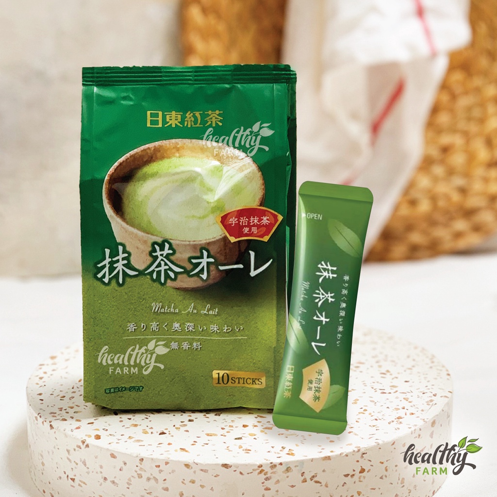 Royal Milk Tea Nittoh Kocha Matcha Au Lait - 10 sticks