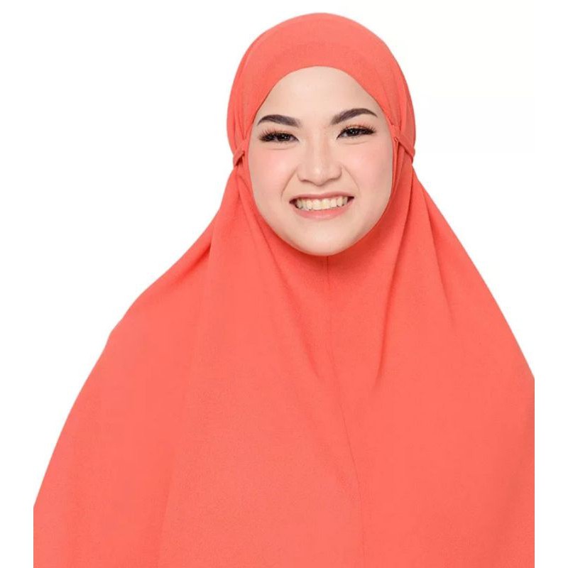 ZM Zaskia Mecca Izy Hijab Bergo- Teracotta