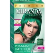 Miranda Hair Color (Cat Rambut Permanen) MC11 Green 30ml