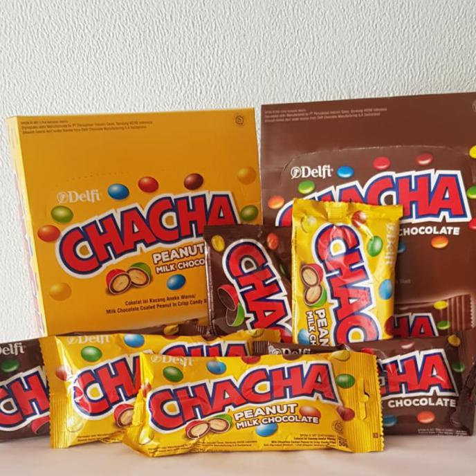 

COD 1 BOX DELFI CHACHA PEANUT MILK CHOCOLATE & MILK CHOCOLATE 50 GR MAKANAN & MINUMAN