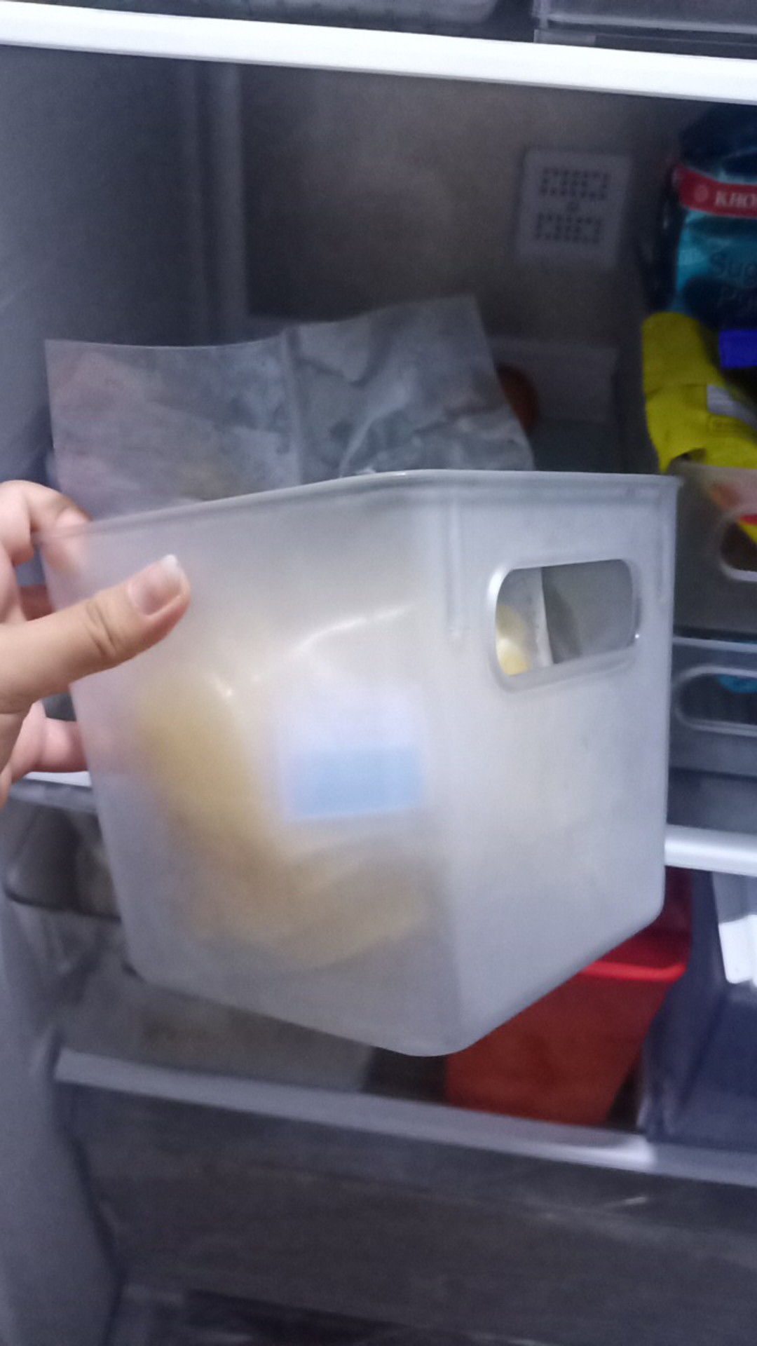 Kulkas Organizer / Lemari Organizer / Penyimpanan Serbaguna / Storage F / Ukuran 15.7 X 15.7 X 14.5