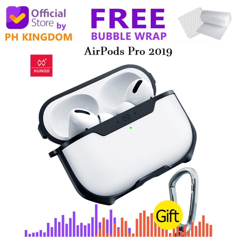 XUNDD Apple AirPods Pro 2019 - Premium Armor Frosted Case With Hook
