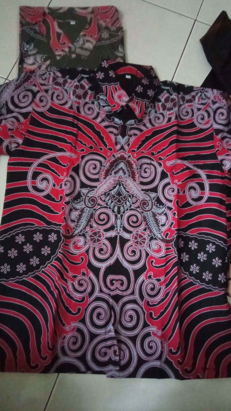 Astaguna Kemeja Batik Pria Full Furing Bahan Katun Sragenan