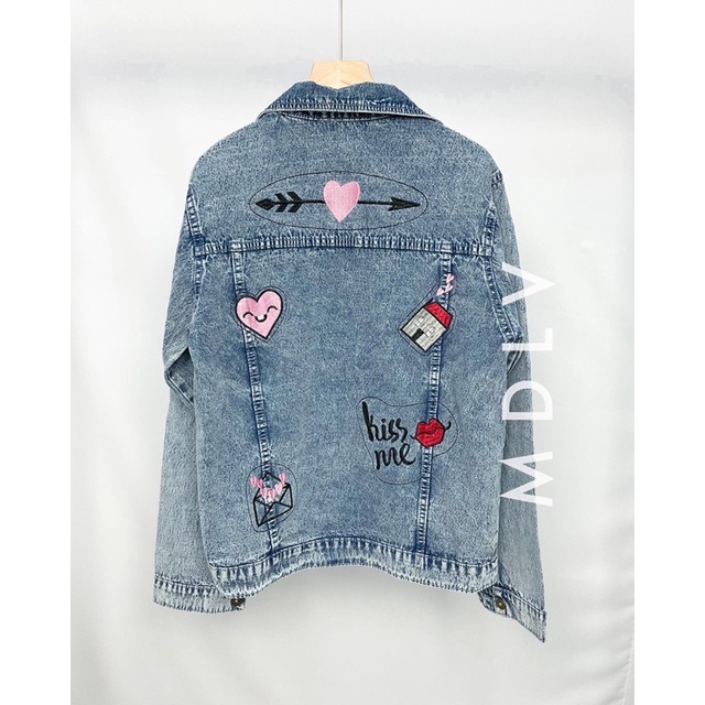 MDLV ~ Jaket Jeans Be Mine Jaket Jeans Import Good Quality Women Jeans Jaket Fashion Import