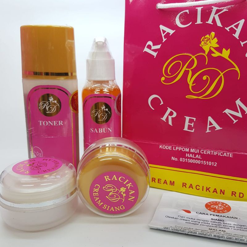 PAKET CREAM RACIKAN RD TALI PUTIH HOLO / RD BARU ORIGINAL MERAH