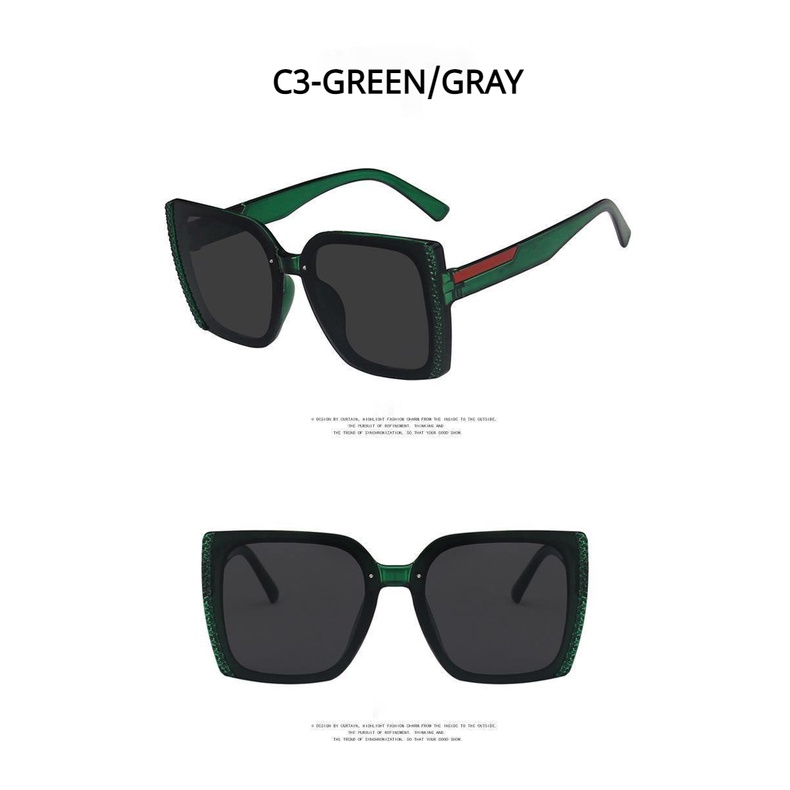 2021 new square street fashion sunglasses