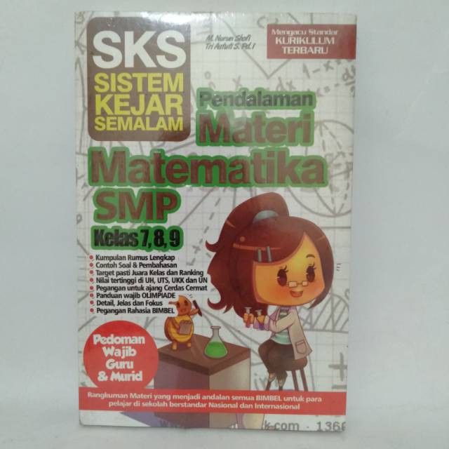 Hot Sale Sks Sistem Kejar Semalam Materi Matematika Smp