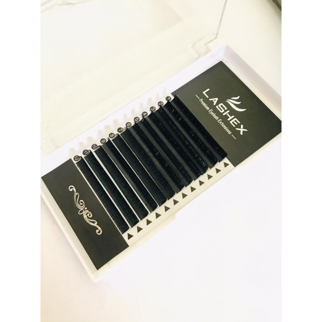 BULUMATA LASHEX BLACK MATTE RUSSIAN VOLUME LASHES MEGA VOLUME EYELASH EXTENSION / LASHEX EYELASH