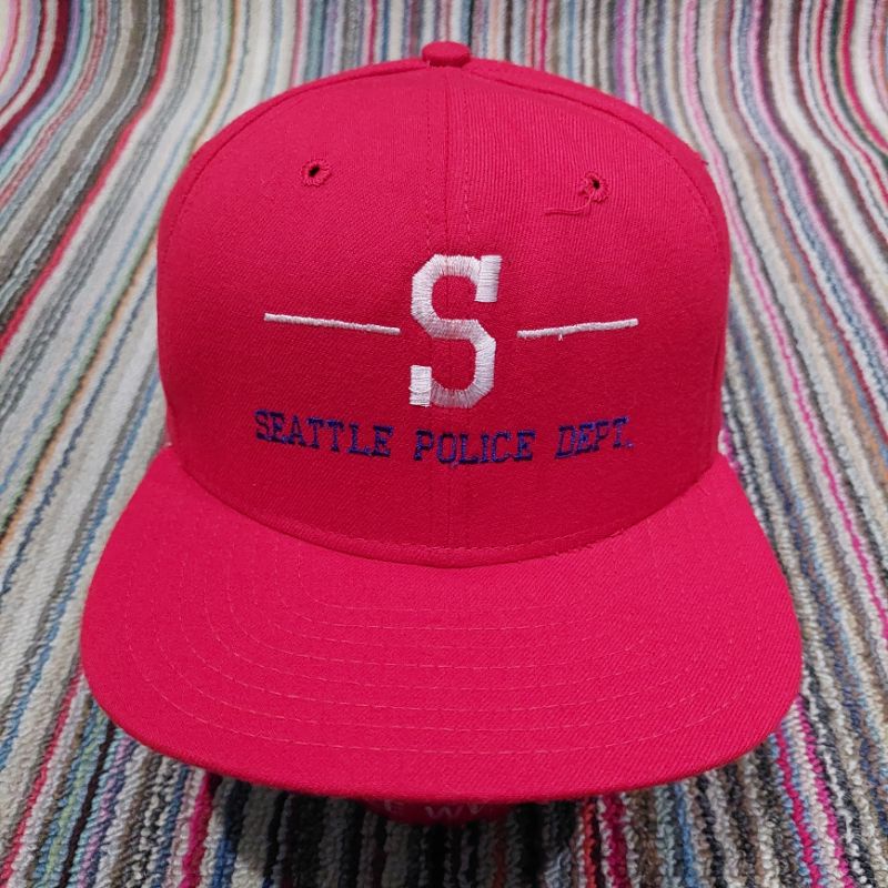 Topi Snapback Vintage Seatle Police Dept. Original second