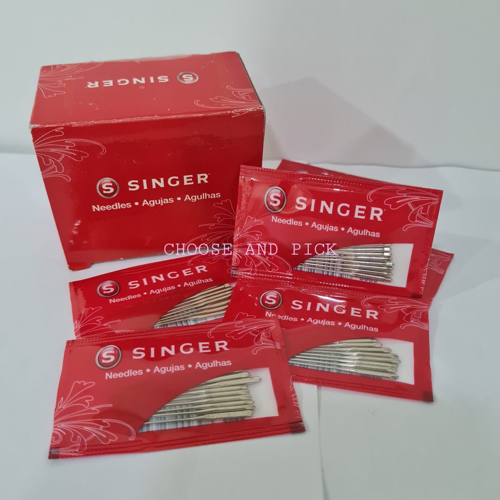 Jarum Singer nomor 11 13 14 / Jarum Mesin Jahit Merk Singer / Jarum Mesin Jahit Portable Singer /Jar