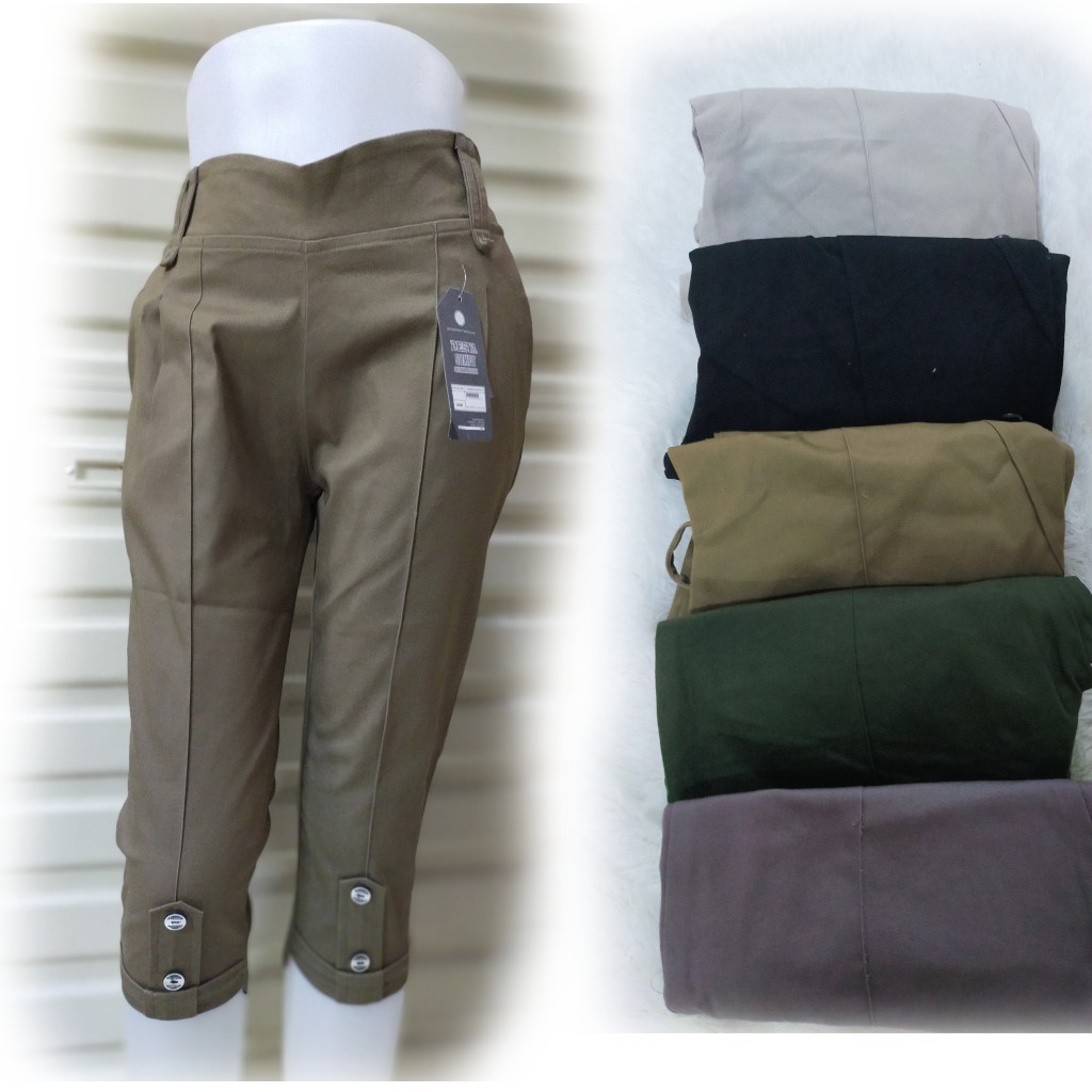 CELANA WANITA 7/8 BAHAN KATUN TWILL RECOMENDED