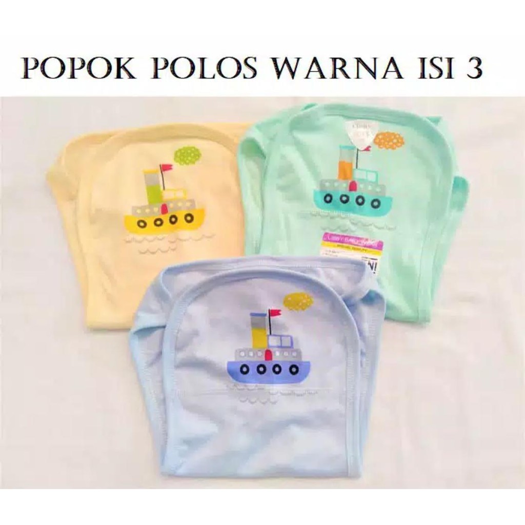 libby 3pcs popok tali mix boys/girl size (0-3bln)