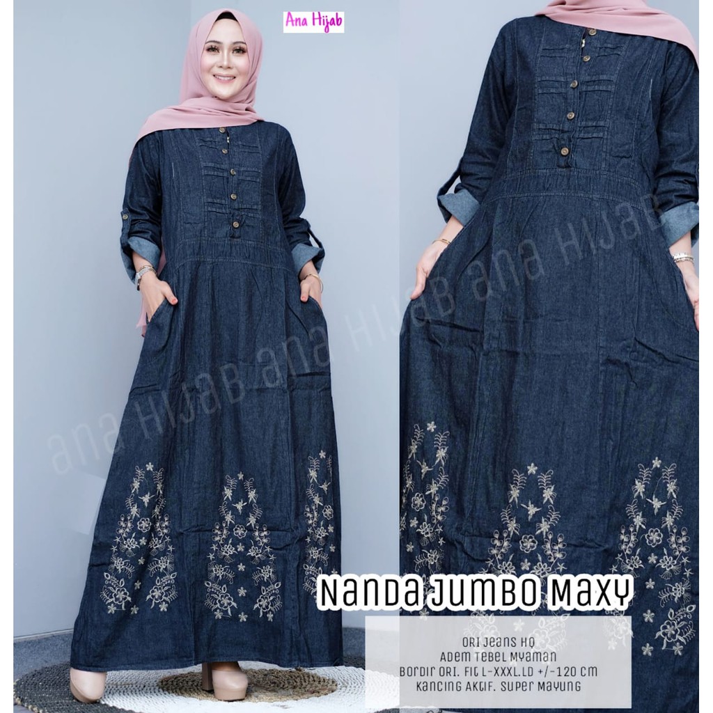 GAMIS JUMBO AERO JEANS BORDIR BR