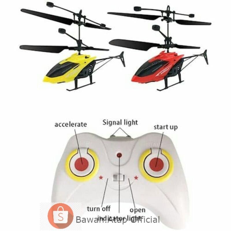 Remote Control Helikopter RC Sensor Tangan Helikopter Mainan Anak dengan Lampu warna