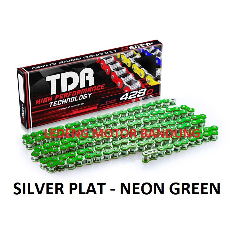 TDR Chain Color 428D 130L Rantai Racing Motor Variasi Warna Scotlight