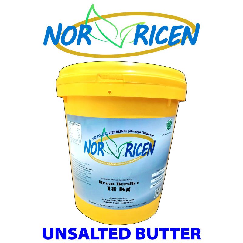 

Unsalted Butter Novricen Gold 6x2Kg dan 18Kg