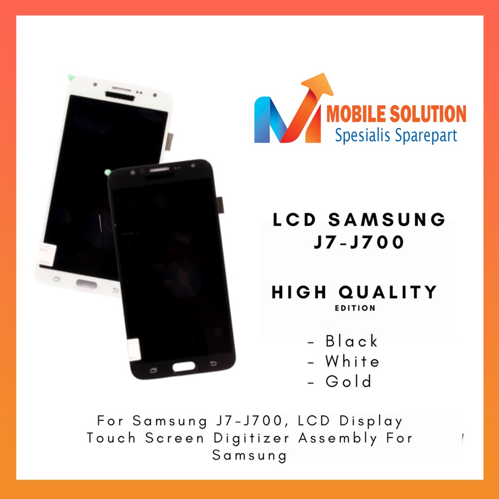 Grosir LCD Samsung J7 J700 ORIGINAL 100% Fullset Touchscreen Garansi 1 Bulan + Packing / Bubbel