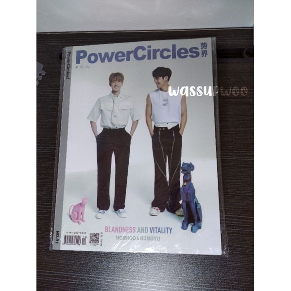 Powercircles Magazine Seventeen Wonwoo Mingyu [Wonwoo Version] FULLSET