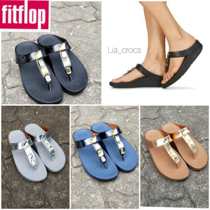 Fitflop roka leather / sandal fitflop roka / Sandal Wanita Fitflop