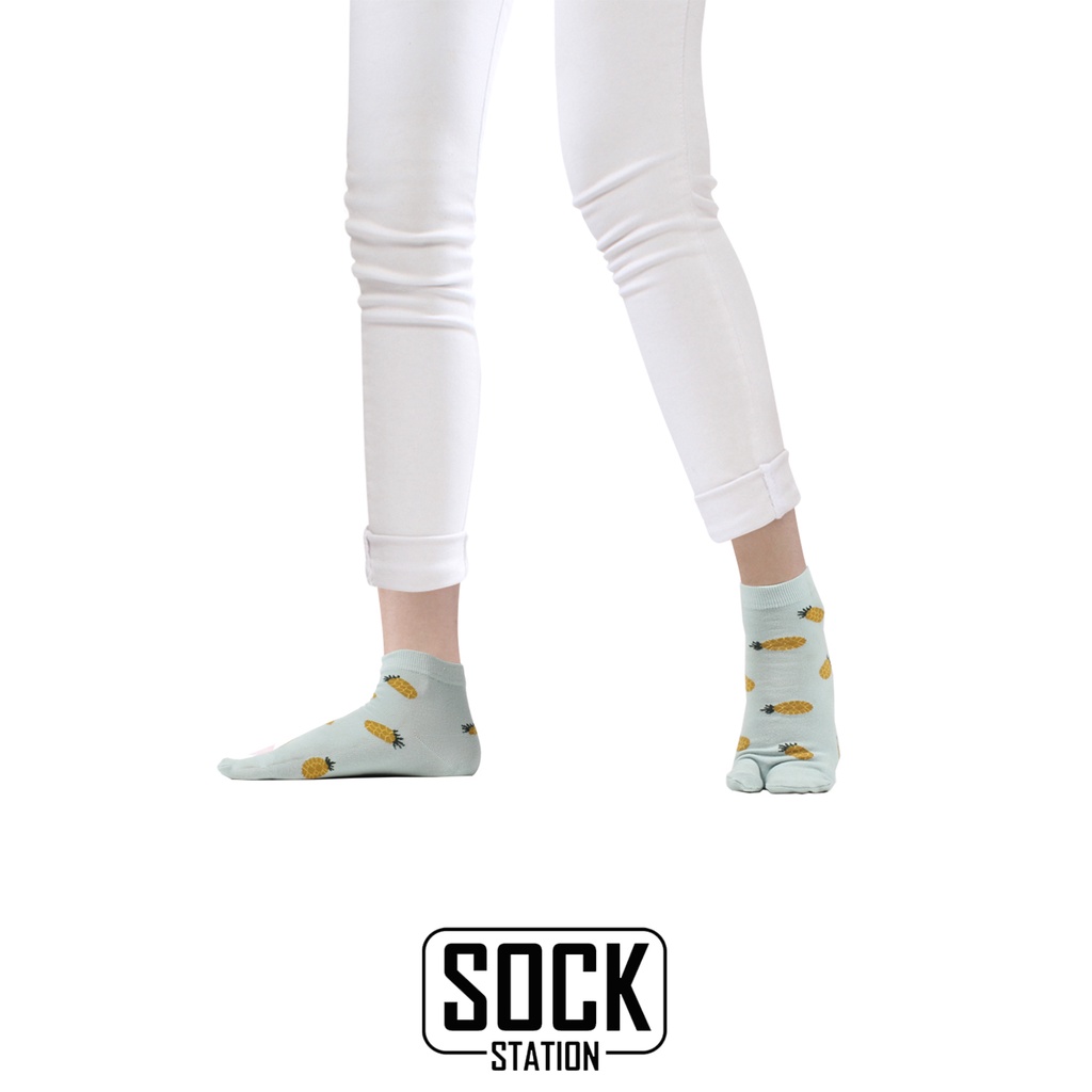 MUNDO SOCK STATION Women Casual Thumb Sock Ankle - Kaos Kaki Wanita Jempol Pendek-7