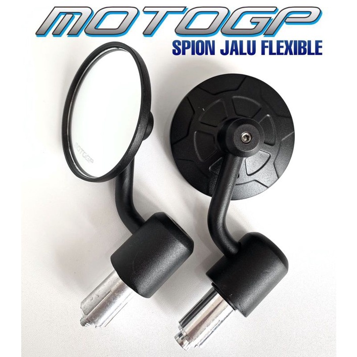 Spion Jalu bulat fleksibel - spion Jalu bulat flaksible MotoGP universal motor CNC PNP - Charmoto