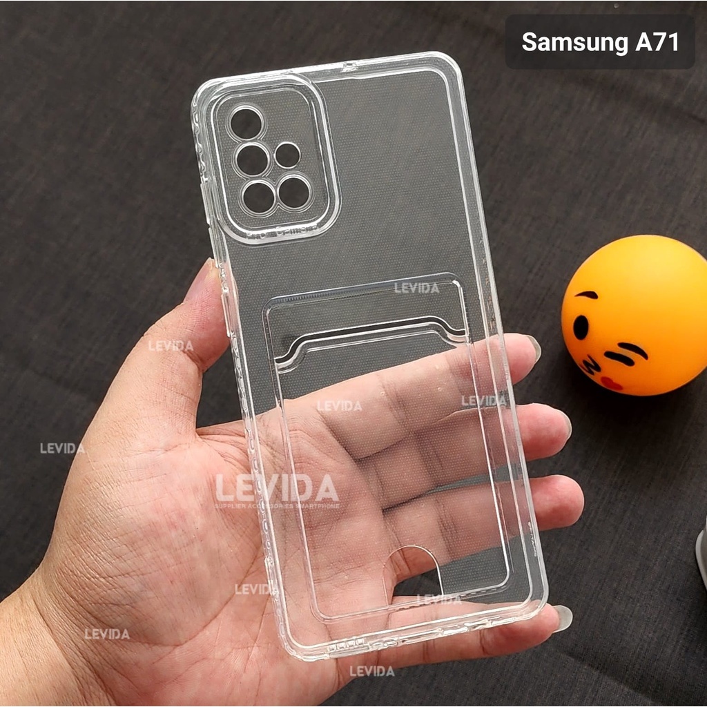Samsung A71 Samsung J2 Prime Samsung A72 Clear Card Slot Kartu Bening Case Samsung A71 Samsung J2 Pr