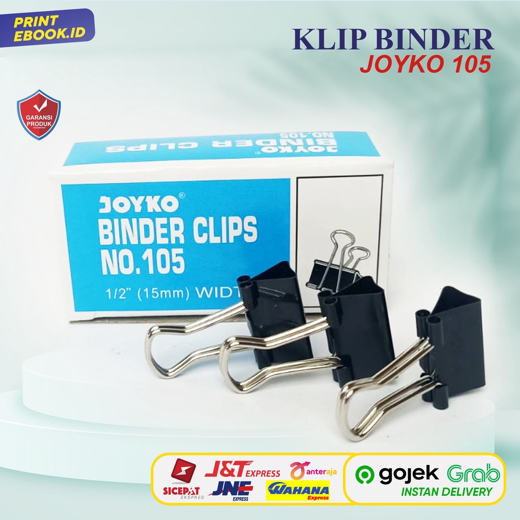 

[TERMURAH] BINDER CLIP 105 / KLIP PENJEPIT KERTAS
