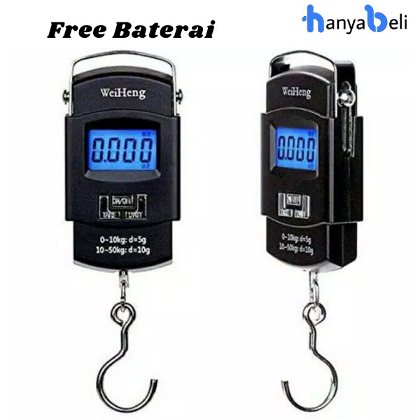 Timbangan Gantung Digital Koper 50kg Portable Electronic Scale Travel