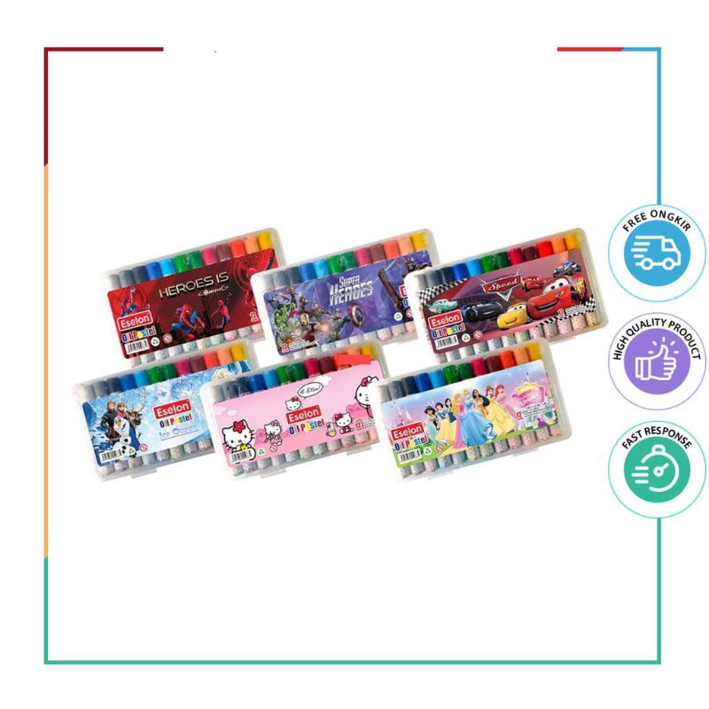 

[BISA COD] CRAYON / OIL PASTEL / CRAYON MINI / CRAYON ESELON 12 COLOR