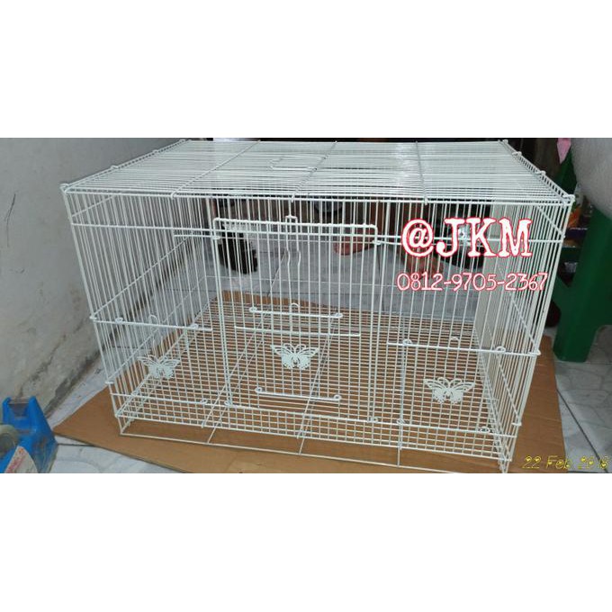 Harga Promo Kandang Umbaran Besi Lipat u/ Kucing,Puppies,Kelinci Merk Boom