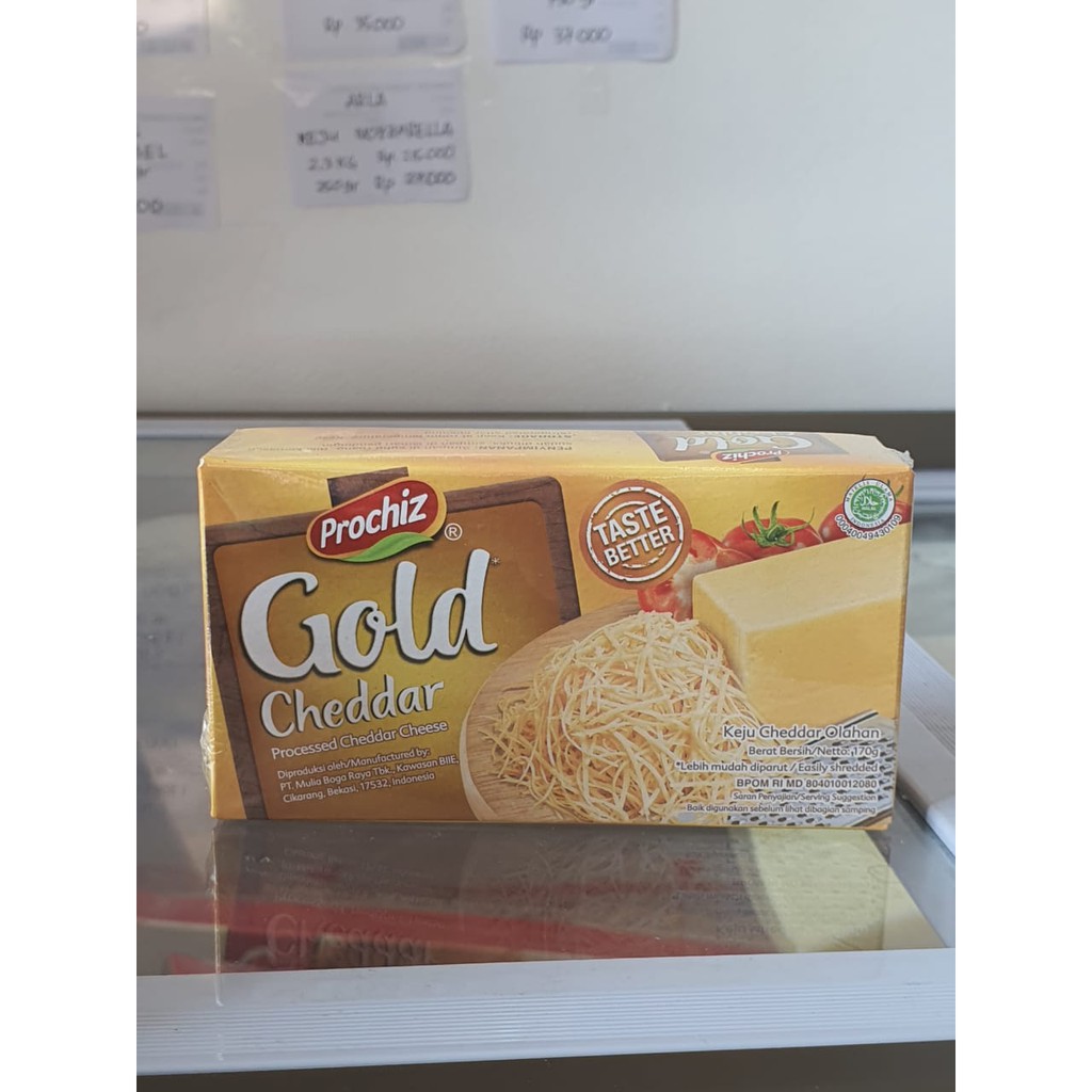 

PROCHIZ GOLD CHEDDAR 170 gr / KEJU CHEDDAR PROCHIZ GOLD 170 gr